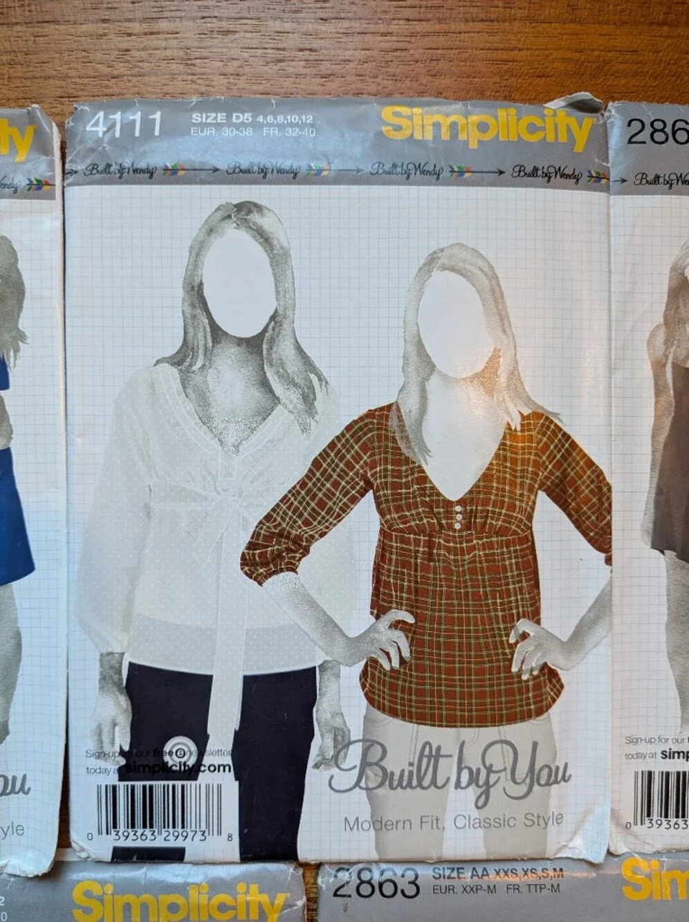 Assorted Women's Y2K Sewing Patterns